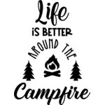 Life is better at the campfire Thumbnail