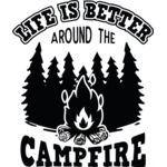 life is better around the campfire Thumbnail