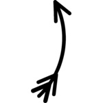Left curved arrow  Thumbnail