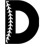 Baseball Alphabet D left Thumbnail