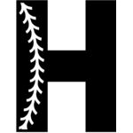 Baseball Alphabet H left Thumbnail