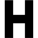 Baseball Alphabet H center Thumbnail