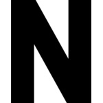 Baseball Alphabet N center Thumbnail