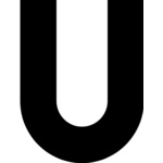 Baseball Alphabet U center Thumbnail
