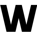 Baseball Alphabet W center Thumbnail