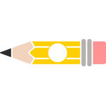 Pencil Monogram circle Thumbnail