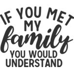 If you met my family you woulds understand Thumbnail