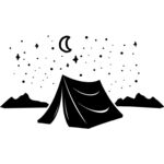 tent night sky Thumbnail