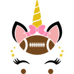 Unicorn Head Football Thumbnail