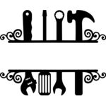 tools split monogram Thumbnail