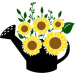 sunflower can multi colored Thumbnail