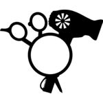 circle scissors and dryer Thumbnail